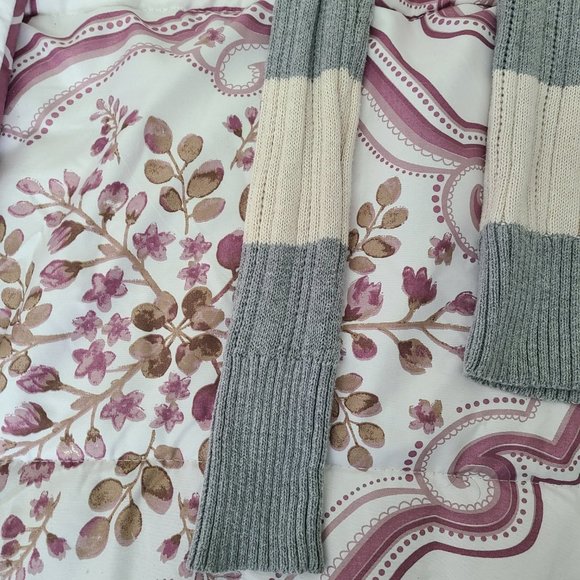 Arizona Striped Vneck Ribbed Sweater XS - Picture 11 of 16